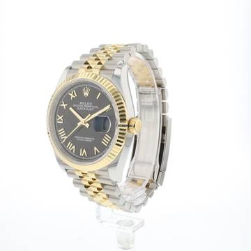  Rolex Datejust 36 Steel/Gold Jubilee Black Roman Dial NEW '26 