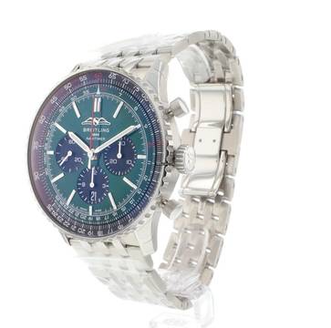  Breitling Navitimer Chronograph Automatic 46 Steel Green Dial NEW 2025 