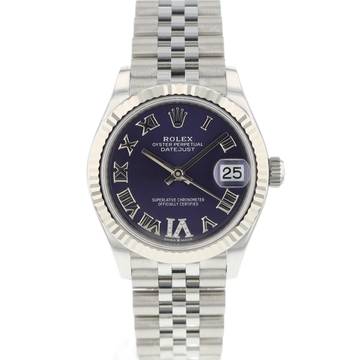  Rolex Datejust 31 Jubilee Midsize Purple Diamond Dial NEW '24 