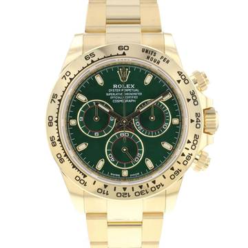  Rolex Daytona Yellow Gold Green Dial NEW '21 