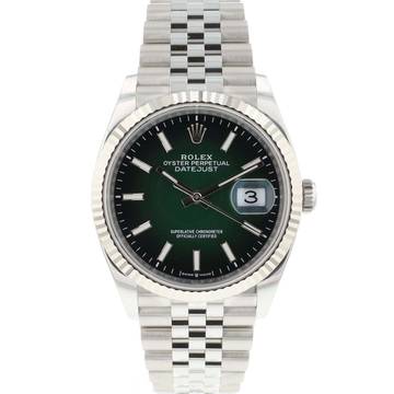  Rolex Datejust 36 Jubilee Ombre Green Dial NEW '26 