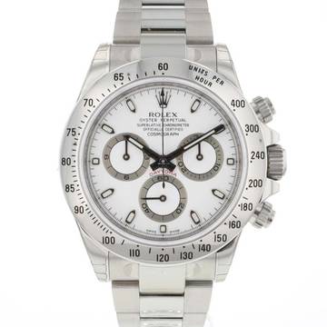  Rolex Daytona Steel White Dial NEW '11 