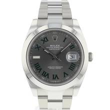  Rolex Datejust 41 Oyster Wimbledon Dial NEW 