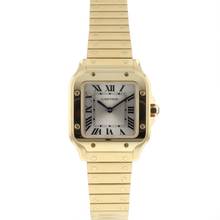  Cartier Santos Small Yellow Gold Silver Dial NEW '26 