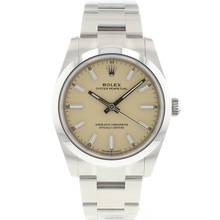  Rolex Oyster Perpetual 34 Beige Dial NEW 2025 