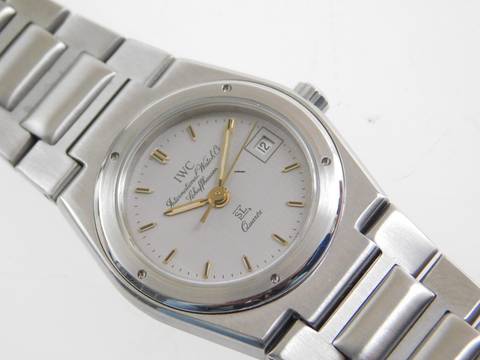  IWC Ingenieur SL 26 mm Damenuhr , super selten mit Millimeter Papier Zifferblatt Millimeter Papier Zifferblatt Lady Size Stahl C 2249 