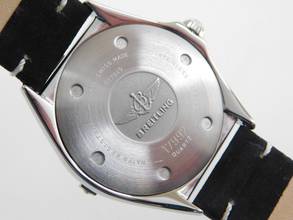 Thumbnail von Breitling Callisto 34 mm steel gold men's watch in top condition with new leather strap