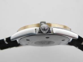 Thumbnail von Breitling Callisto 34 mm steel gold men's watch in top condition with new leather strap