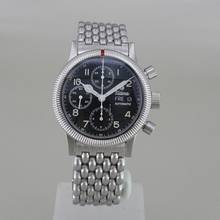 Thumbnail von Tutima F2 Pilot Chronograph Automatic Ø 38 mm Stainless Steel Full Set Top Condition
