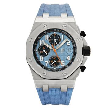  Audemars Piguet Royal Oak Offshore Chronograph 42mm 26238ST.OO.A340CA.01 Blue “Méga Tapisserie dial Unworn/New Condition - Full Set 6/2026 