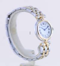 Thumbnail von Cartier Panthère Vendome Lady Stahl / Gold white roman dial Klassiker 2-Rows