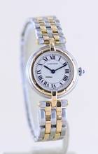 Thumbnail von Cartier Panthère Vendome Lady Stahl / Gold white roman dial Klassiker 2-Rows