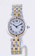 Thumbnail von Cartier Panthère Vendome Lady Stahl / Gold white roman dial Klassiker 2-Rows