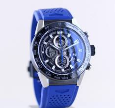 Thumbnail von TAG Heuer Carrera Calibre HEUER 01 Date Chronograph Heuer 01 Black Ceramic Steel 45mm Skeleton B+P