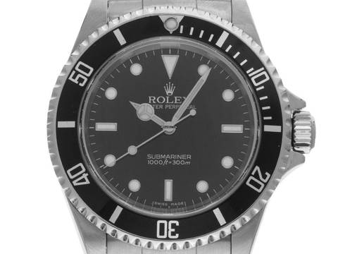  Rolex Submariner (No Date) Ref.14060M 2006 Box&Beschreibung sehr gut Vintage Submariner no Date two-liner 