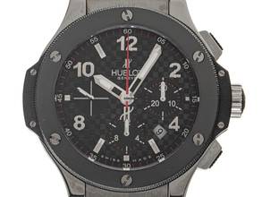 Thumbnail von Hublot Big Bang 44 mm Ref.301.SB.131.RX Bj.2006 Full Set sehr gut Vintage Big Bang Chronograph Stahl Keramik