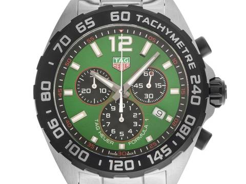  TAG Heuer Formula 1 Quarz Ref.CAZ101AP.BA0842 2026 Full Set Ungetragen Formula 1 Chronograph Green Dial 