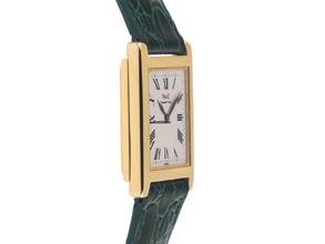 Thumbnail von Piaget Tank Ref.70800 1988 original Box sehr gut Vintage Tank 18kt Gelbgold 28g