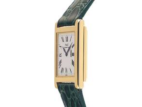 Thumbnail von Piaget Tank Ref.70800 1988 original Box sehr gut Vintage Tank 18kt Gelbgold 28g