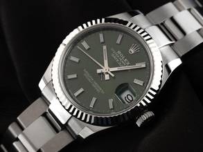 Thumbnail von Rolex Datejust 31 Medium Ref.278274 2025 Full Set Ungetragen Datejust Medium Stahl 18kt Weißgold Green Dial