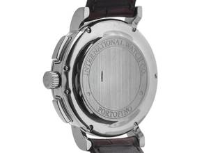 Thumbnail von IWC Portofino Chronograph Day Date Ref.IW378302 2010 Full Set original Vintage unpolished Portofino Day Date Chronograph crocodile leather folding clasp