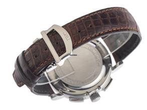 Thumbnail von IWC Portofino Chronograph Day Date Ref.IW378302 2010 Full Set original Vintage unpolished Portofino Day Date Chronograph crocodile leather folding clasp