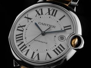 Thumbnail von Cartier Ballon Bleu 42mm GM Ref.3001 Bj.2010 original Box sehr gut Vintage Ballon Bleu GM großes Modell