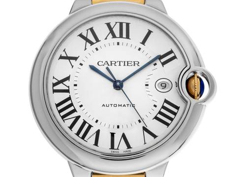  Cartier Ballon Bleu 42mm GM Ref.3001 Bj.2010 original Box sehr gut Vintage Ballon Bleu GM großes Modell 