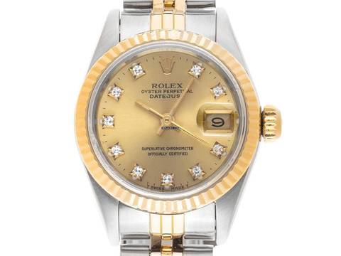  Rolex Lady-Datejust Diamanten Ref.6917 Bj.1982 LC 100 Full Set sehr gut Vintage Datejust Lady Diamanten 