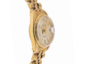 Thumbnail von Rolex Datejust 31 Medium Ref.6827 Bj.1979 Box&Beschreibung sehr gut Vintage Datejust Medium 18kt Gelbgold open 6/9