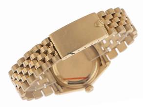 Thumbnail von Rolex Datejust 31 Medium Ref.6827 Bj.1979 Box&Beschreibung sehr gut Vintage Datejust Medium 18kt Gelbgold open 6/9