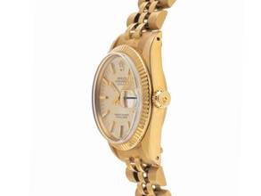 Thumbnail von Rolex Datejust 31 Medium Ref.6827 Bj.1979 Box&Beschreibung sehr gut Vintage Datejust Medium 18kt Gelbgold open 6/9
