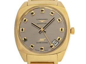 Longines Ultra-Chron Ref.8360 Year 1972 original box very good vintage Ultra-Chron 18kt yellow gold 109g