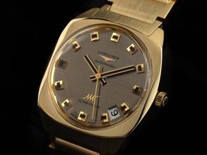 Thumbnail von Longines Ultra-Chron Ref.8360 Bj.1972 original Box sehr gut Vintage Ultra-Chron 18kt Gelbgold 109g