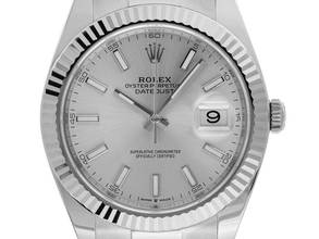 Thumbnail von Rolex Datejust 41 Ref.126334 2023 Full Set wie Neu Datejust Stahl 18kt Weißgold