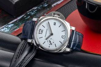 Thumbnail von Panerai Luminor Due Luna Steel Automatic Men's Watch Ref. PAM01306 B&P 2023