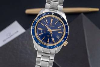 Thumbnail von Grand Seiko Sport Collection Spring Drive Steel / Gold Automatic Men's Watch Ref. SBGE248 B&P
