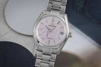 Thumbnail von Grand Seiko Heritage Collection Shunbun Titanium Automatic Ref. SBGA413G B&P 2025