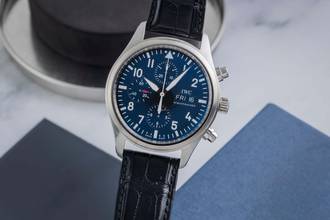 Thumbnail von IWC Pilot's Watch Chronograph Schaffhausen Pilot's Watch Chronograph Automatic Steel Ref. IW371701