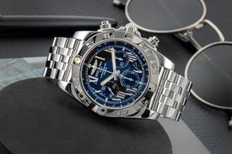 Thumbnail von Breitling Chronomat 44 Chronograph Steel Automatic Ref. AB011012/BD89 B&P 2017