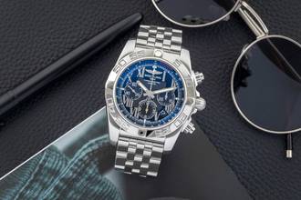 Thumbnail von Breitling Chronomat 44 Chronograph Steel Automatic Ref. AB011012/BD89 B&P 2017