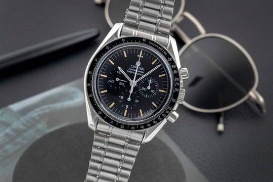  Omega Speedmaster Professional Moonwatch Chronograph Stahl Handaufzug Ref. 3590.50.00 B&P 