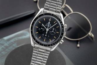 Omega Speedmaster Professional Moonwatch Chronograph Steel Hand-Wound Ref. 3590.50.00 B&P
