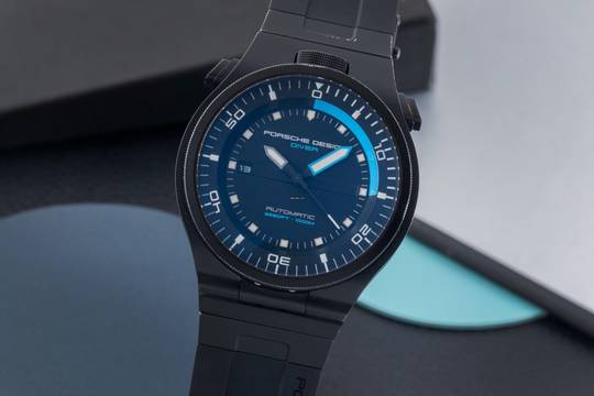  Porsche Design Diver Stahl Automatik Herrenuhr Ref. P6780.45.43.1218 B&P 2017 