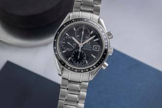 Omega Speedmaster Date Chronograph Steel Automatic Ref. 3210.50.00 B&P 2021