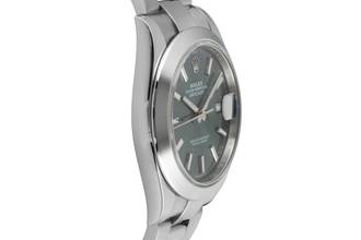 Thumbnail von Rolex Datejust 41 Green Dial Edelstahl Automatik Herrenuhr Ref. 126300 B&P 2024
