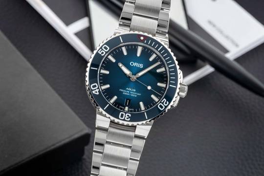  Oris Aquis Date Stahl Automatik Herrenuhr Ref. 01 733 7732 4185 Box & Papiere 