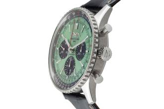 Thumbnail von Breitling Navitimer 1 B01 Chronograph 43 Green Steel Automatic Ref. AB0138241L1P1