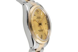 Thumbnail von Rolex Oyster Perpetual 34 Stahl / Gold Automatik Herrenuhr Ref. 1005 Klassiker