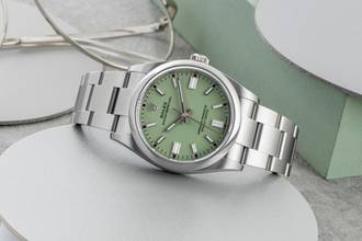 Thumbnail von Rolex Oyster Perpetual 36 Pistachio Stahl Automatik Herrenuhr Ref. 126000 B&P 2025